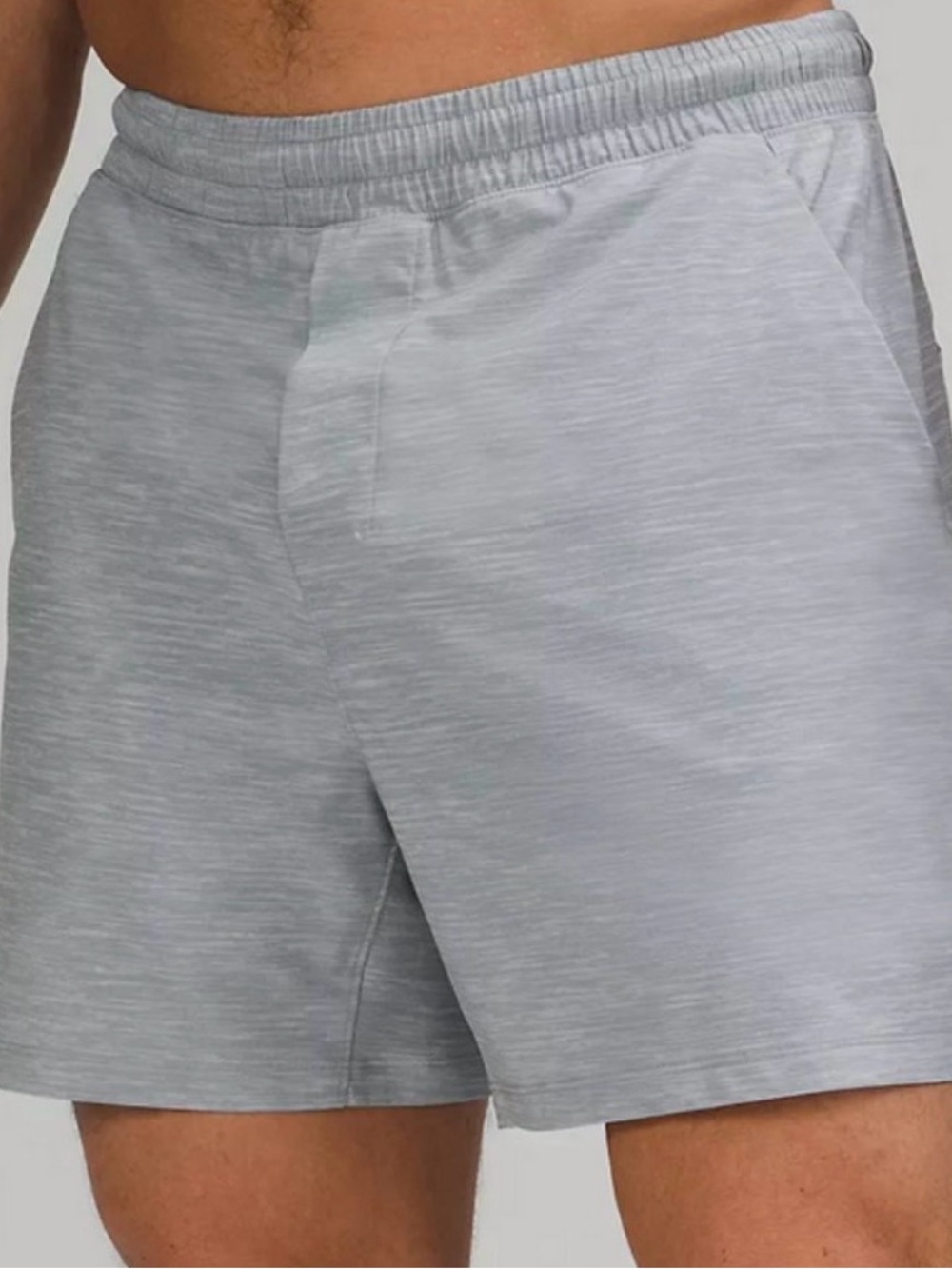 Lululemon Pace Breaker Lined Short 5" Heather Allover Sea Salt Light Cast Small